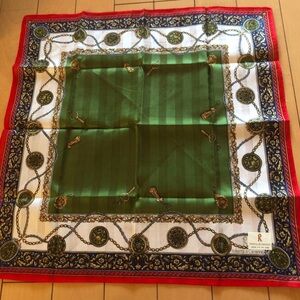 Vintage Roberta di Camerino silk scarf handkerchief bandana